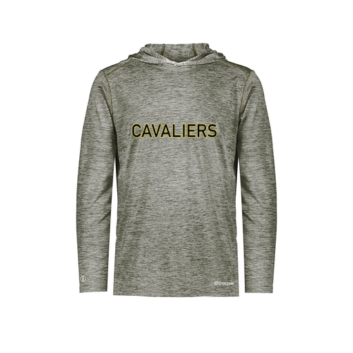 [FOLHCGGY-AS-LOGO3] Decker Men's Charge Hoodie (Adult S, Gray, Logo 3)