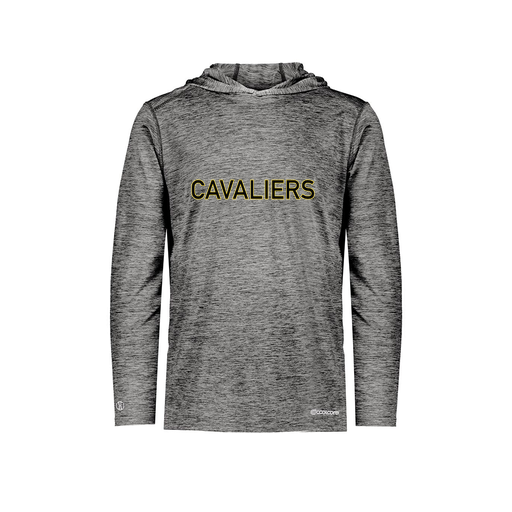 [FOLHCGBK-YS-LOGO3] Decker Youth Charge Hoodie (Youth S, Black, Logo 3)