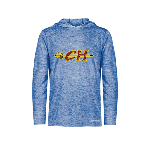 [FOLHCGRY-YS-LOGO1] Decker Youth Charge Hoodie (Youth S, Royal, Logo 1)