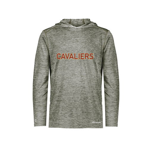 [FOLHCGGY-YS-LOGO2] Decker Youth Charge Hoodie (Youth S, Gray, Logo 2)