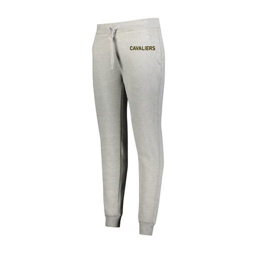 [229748.017.XS-LOGO3] Ladies 60/40 Fleece Jogger (Female Adult XS, Silver, Logo 3)